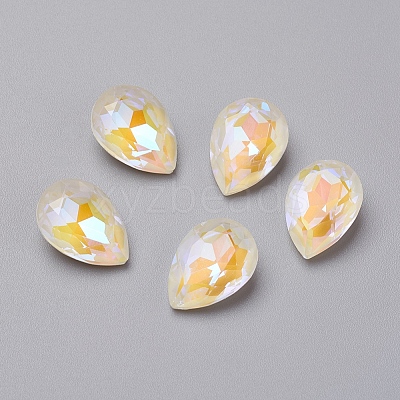 Glass Rhinestone Cabochons RGLA-L024-E03-MI-1
