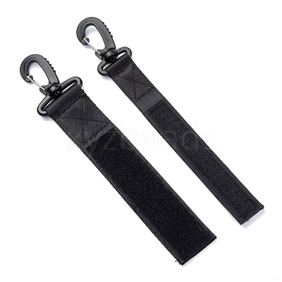 4Pcs 2 Size Plastic and Iron Outdoor Carabiners Hanger Buckle Hook TOOL-AR0001-04-1