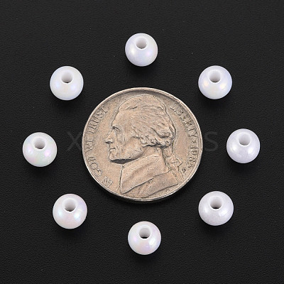Opaque Acrylic Beads MACR-S370-D6mm-01-1
