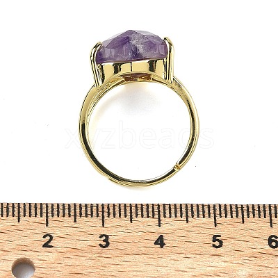 Brass Cuff Open Rings RJEW-D347-01G-13-1