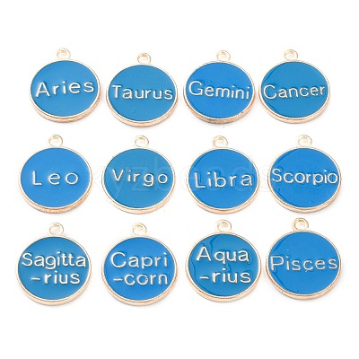 Alloy Enamel Pendants ENAM-S124-01A-02-1