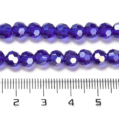Transparent Glass Beads EGLA-A035-T6mm-B06-1