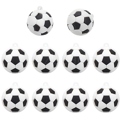 10Pcs PVC & Iron Charms FIND-SC0022-19-1