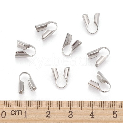 Tarnish Resistant Stainless Steel Bead Tips STAS-R062-4mm-1