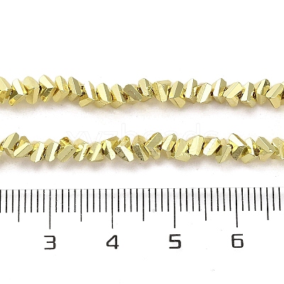 Electroplate Glass Beads Strands X-EGLA-D030-16A-03-1