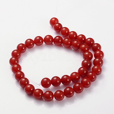 Natural Carnelian Beads Strands X-GSR10MM060-1-1