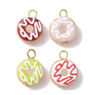 Handmade Lampwork Enamel Pendants PALLOY-JF02572-1