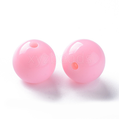 Opaque Acrylic Beads MACR-S370-C16mm-A01-1