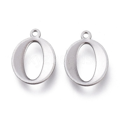 Tarnish Resistant 304 Stainless Steel Charms STAS-H112-O-P-1
