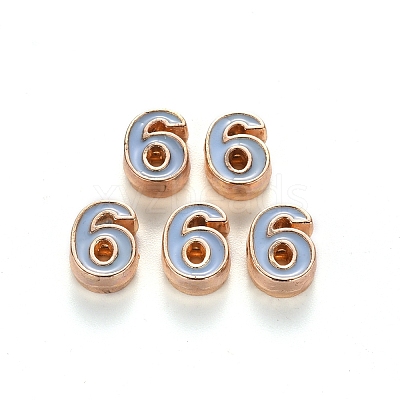 Alloy Enamel Beads ENAM-R055-03-06-RS-1