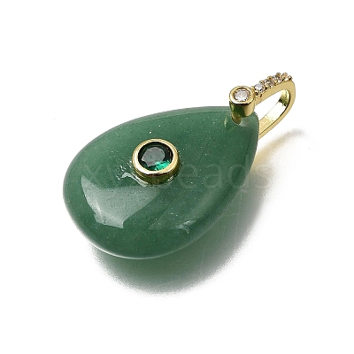 Natural Green Aventurine Pendants GG-CBA7610-07G-07-1