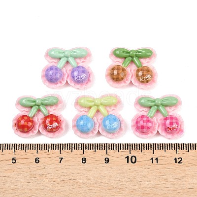 Opaque Resin Cabochons RESI-C067-01B-1