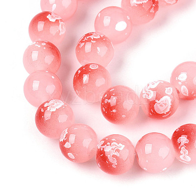 Baking Paint Glass Beads X1-DGLA-N015-10mm-03-1