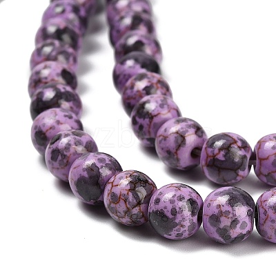 Synthetic Turquoise Beads Strands TURQ-F019-03G-1