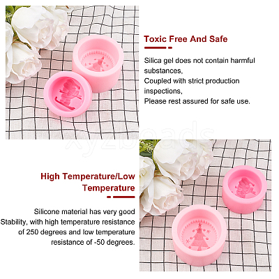 Christmas Theme Food Grade DIY Silicone Molds DIY-PH0027-84-1