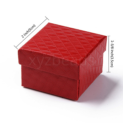 Square Cardboard Ring Boxes CBOX-S020-01-1