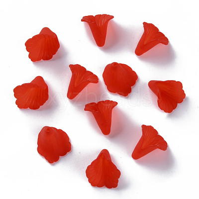 Transparent Acrylic Bead Caps PL551-C12-1