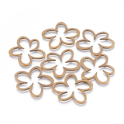 Tibetan Style Alloy Linking Rings X-MLF9061Y-NF-1