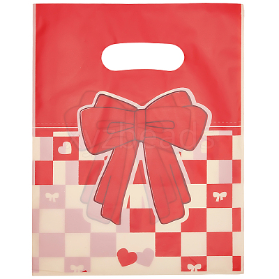 100Pcs Bowknot Printed Eco-Friendly Reusable Bags ABAG-SP0001-61A-D-1