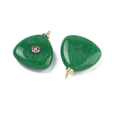 Dyed Natural Malaysia Jade Pendants KK-C251-01C-03-1
