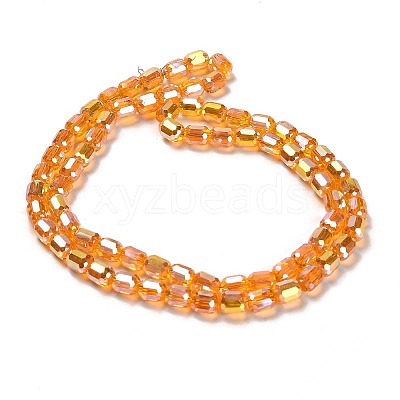 Electroplate Glass Beads Strands EGLA-D030-19D-1