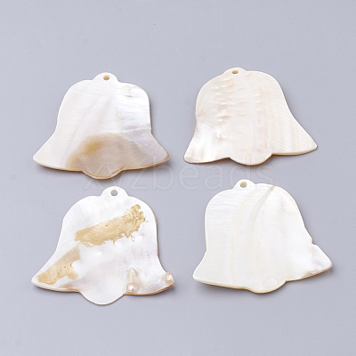 Freshwater Shell Big Pendants SHEL-Q019-004-1