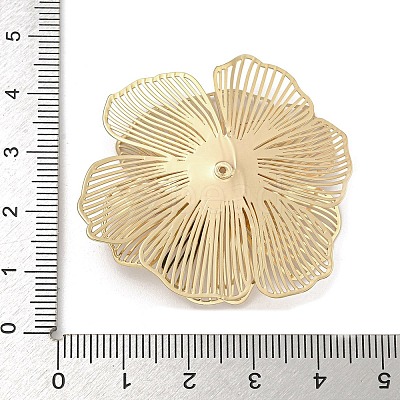 Rack Plating Brass Bead Caps KK-S400-13KCG-1