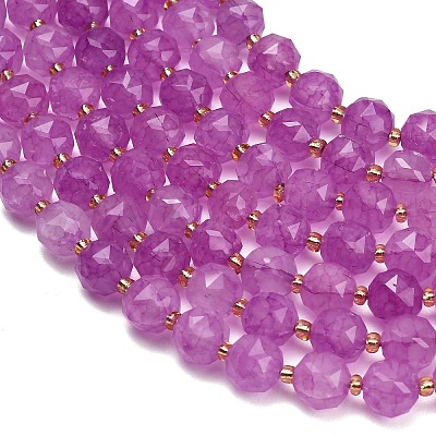 Dyed Imitation Jade Glass Beads Strands GL-Z001-02A-03-1