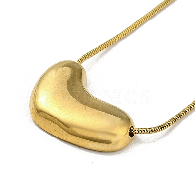 304 Stainless Steel Pendant Necklaces NJEW-G120-03G-1