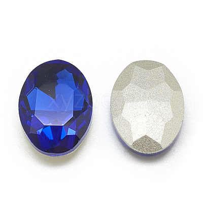 Pointed Back Glass Rhinestone Cabochons RGLA-T080-10x12mm-11-1