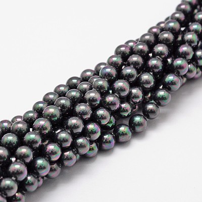 Shell Pearl Bead Strands X-BSHE-L025-05-6mm-1