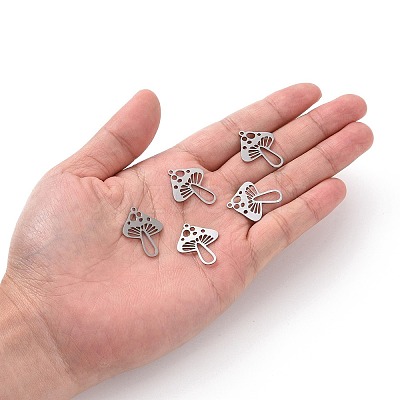 Non-Tarnish Autumn Theme 201 Stainless Steel Pendants STAS-S105-LA745-1-1