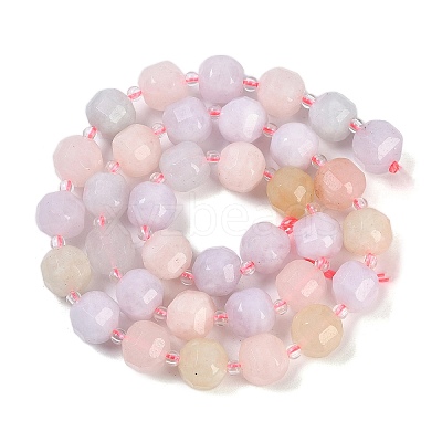 Natural Morganite Beads Strands G-B125-O08-01-1