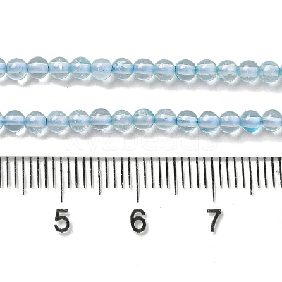 Natural Blue Topaz Beads Strands G-B090-A28-03-1