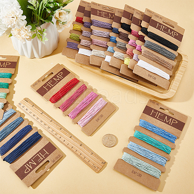 12Pcs 12 Colors Cotton Thread Sets OCOR-GF0003-06-1