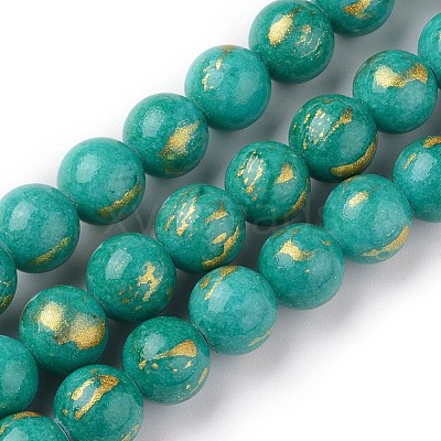 Natural Mashan Jade Beads Strands G-F670-A01-4mm-1