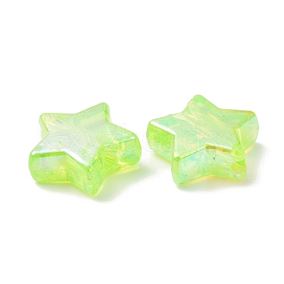 Eco-Friendly Transparent Acrylic Beads PL556-PW42-1