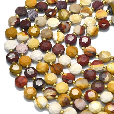 Natural Mookaite Beads Strands G-C116-A111-01-1