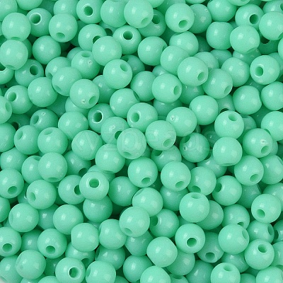 Opaque Acrylic Beads SACR-A007-01C-23-1