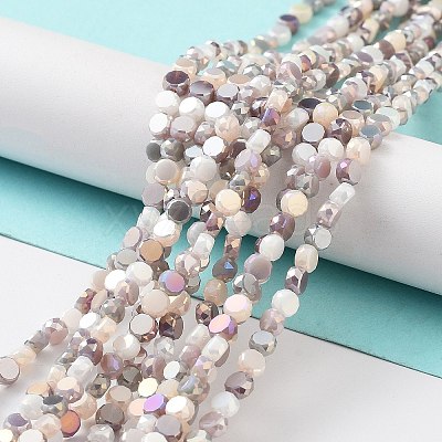 Electroplate Glass Beads X-EGLA-P056-01E-1