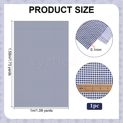 Tartan Cotton Fiber Fabric DIY-WH0504-685D-1
