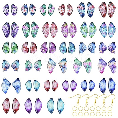 DIY Dangle Earring Making Kits DIY-YW0016-22B-1