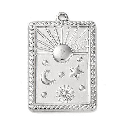 Anti-Tarnish 304 Stainless Steel Pendants STAS-K293-03P-1