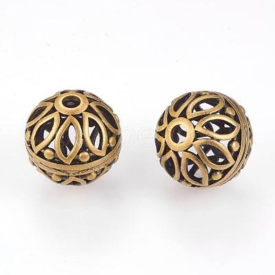 Brass Beads KK-K176-22AB-1