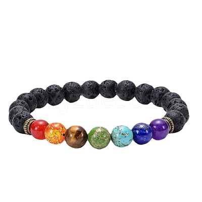 7 Chakra Healing Crystal Stones Jewelry Kits PW-WG48340-01-1