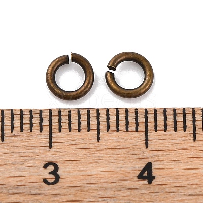 Brass Open Jump Rings X-KK-G514-01H-AB-1