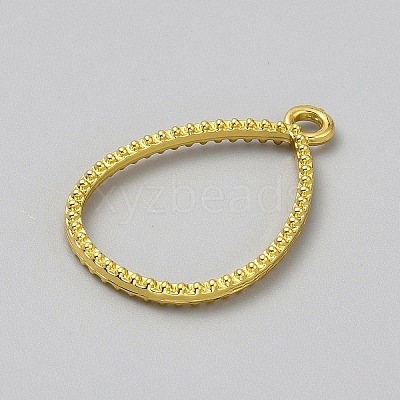 Zinc Alloy Open Back Bezel Pendants FIND-WH0167-04B-G-1