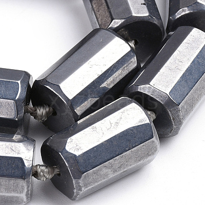 Terahertz Stone Beads Strands G-S269-09-1
