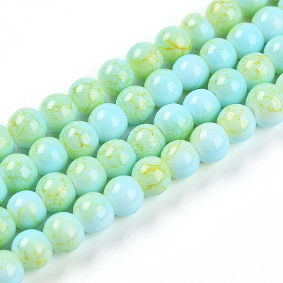 Baking Paint Glass Beads X1-DGLA-N003-4mm-C04-1