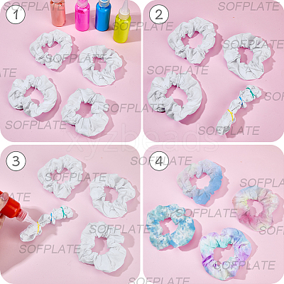 20Pcs Cotton Hair Accessories OHAR-SP0001-15-1